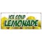 Signmission LEMONADE 1 BANNER SIGN lemonaid ice cold fresh homemade drinks food B-96 Lemonade 1 - alternate 1